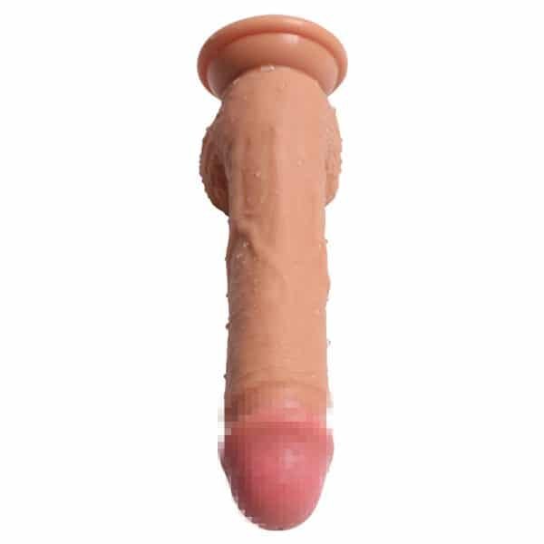 8.26 tommers Lifelike Double Layer Silicone Dildo
