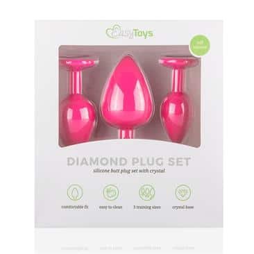 Rinkinys analiniam seksui Diamond Plug Set