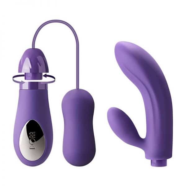 Vibratorius DORR 2 in 1 Purple